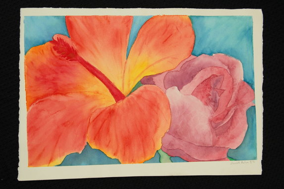 92 Watercolor Flowers